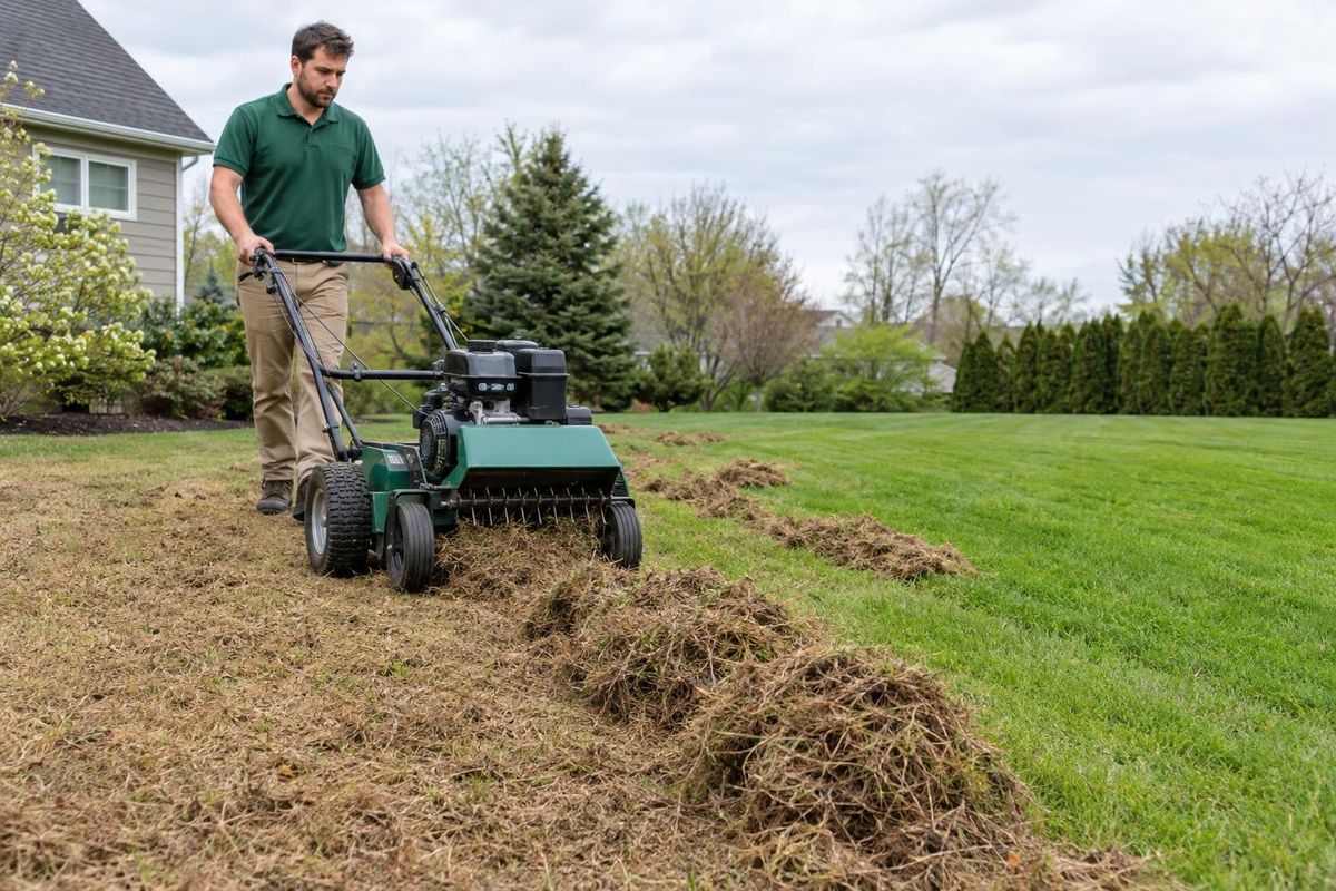 Dethatching